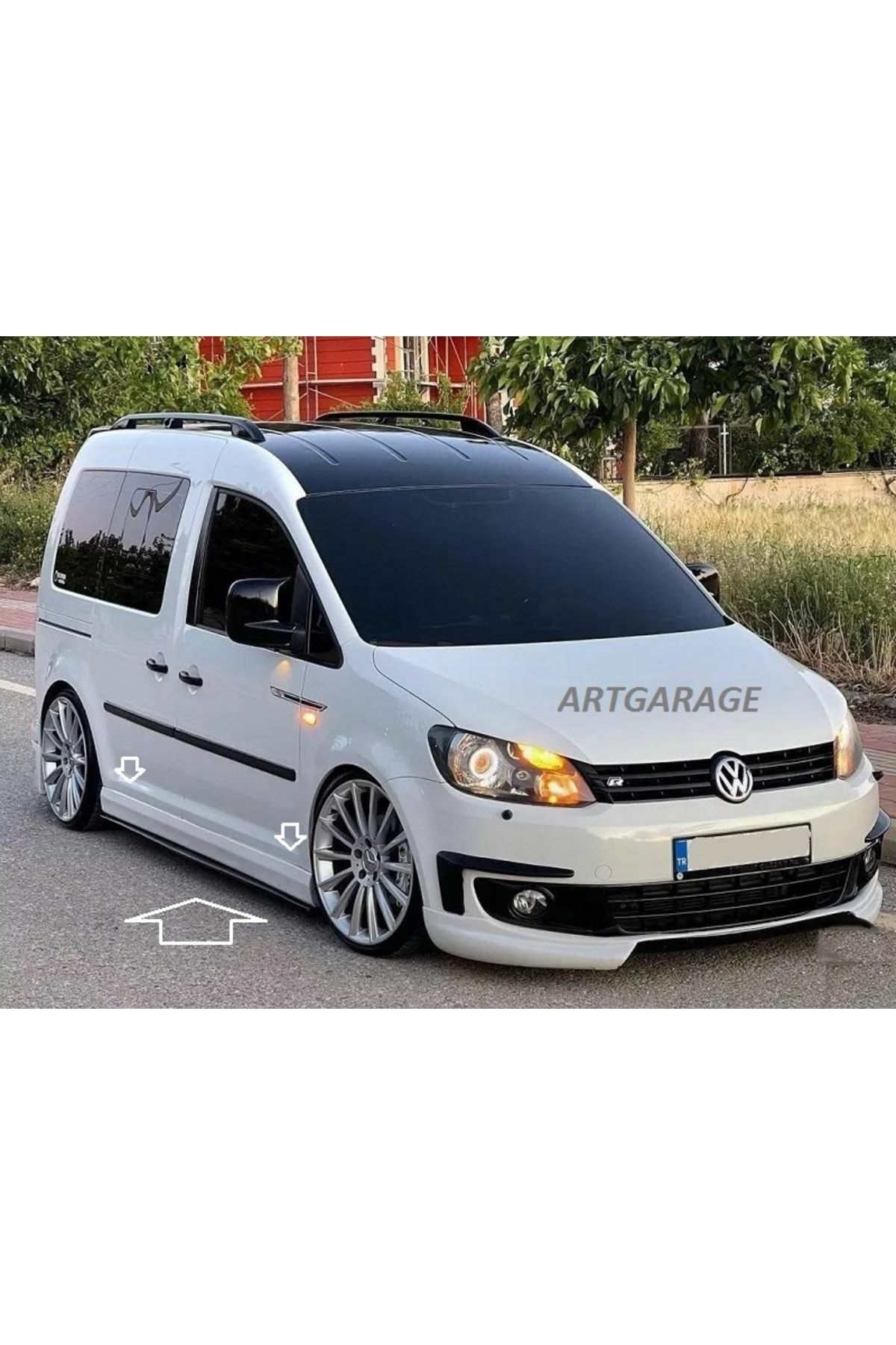 Genel Markalar Caddy 2005-2018 Uyumlu Marşpiyel Takımı Fiberglass Boyasız