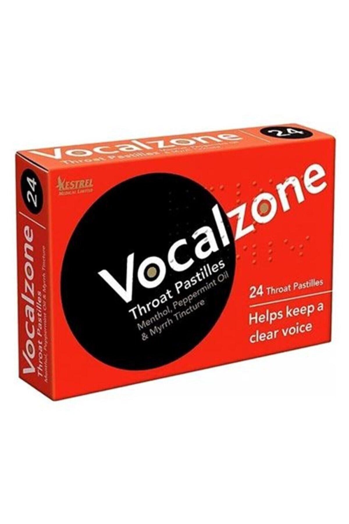 Vocalzone Pastil Nane Yağı 24 Pastil