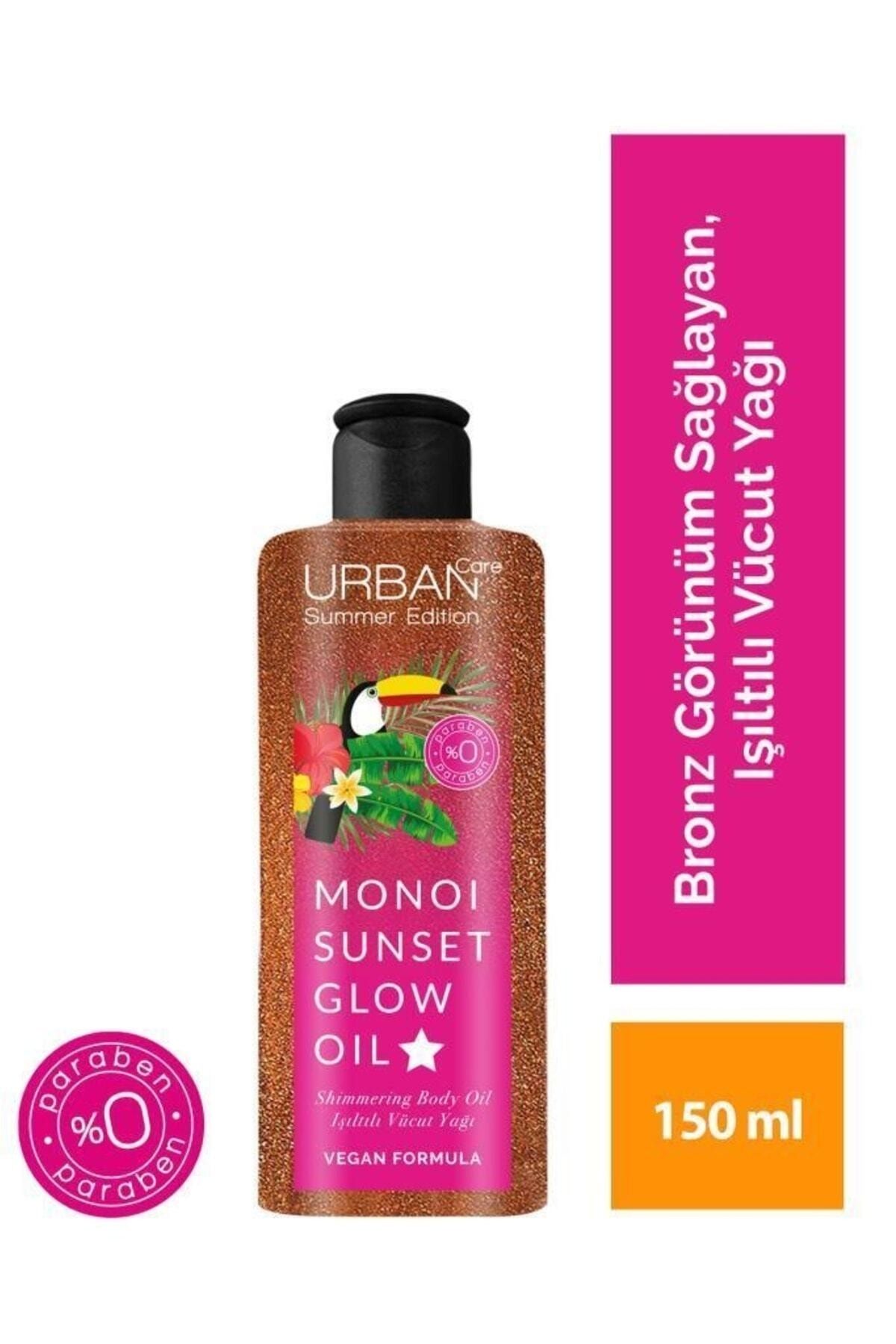 Urban Care Summer Body-monoi Yağı Içeren,bronz Görünüm Veren Işıltılı Vücut Yağı-vegan-150ml Keyonline1