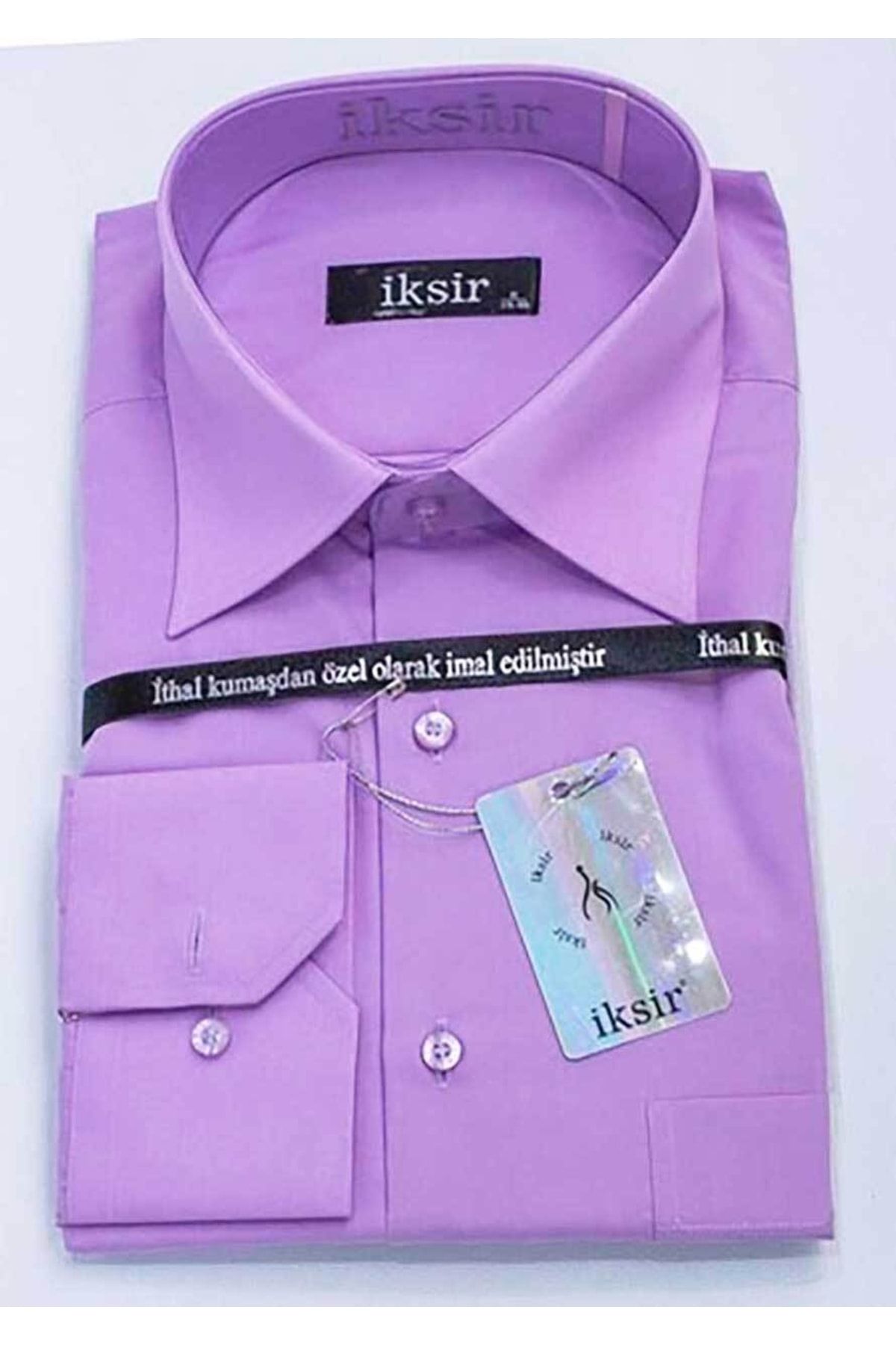 Sude Iksir Erkek Düz Rahat Kalıp Uzun Kollu Gömlek 2010