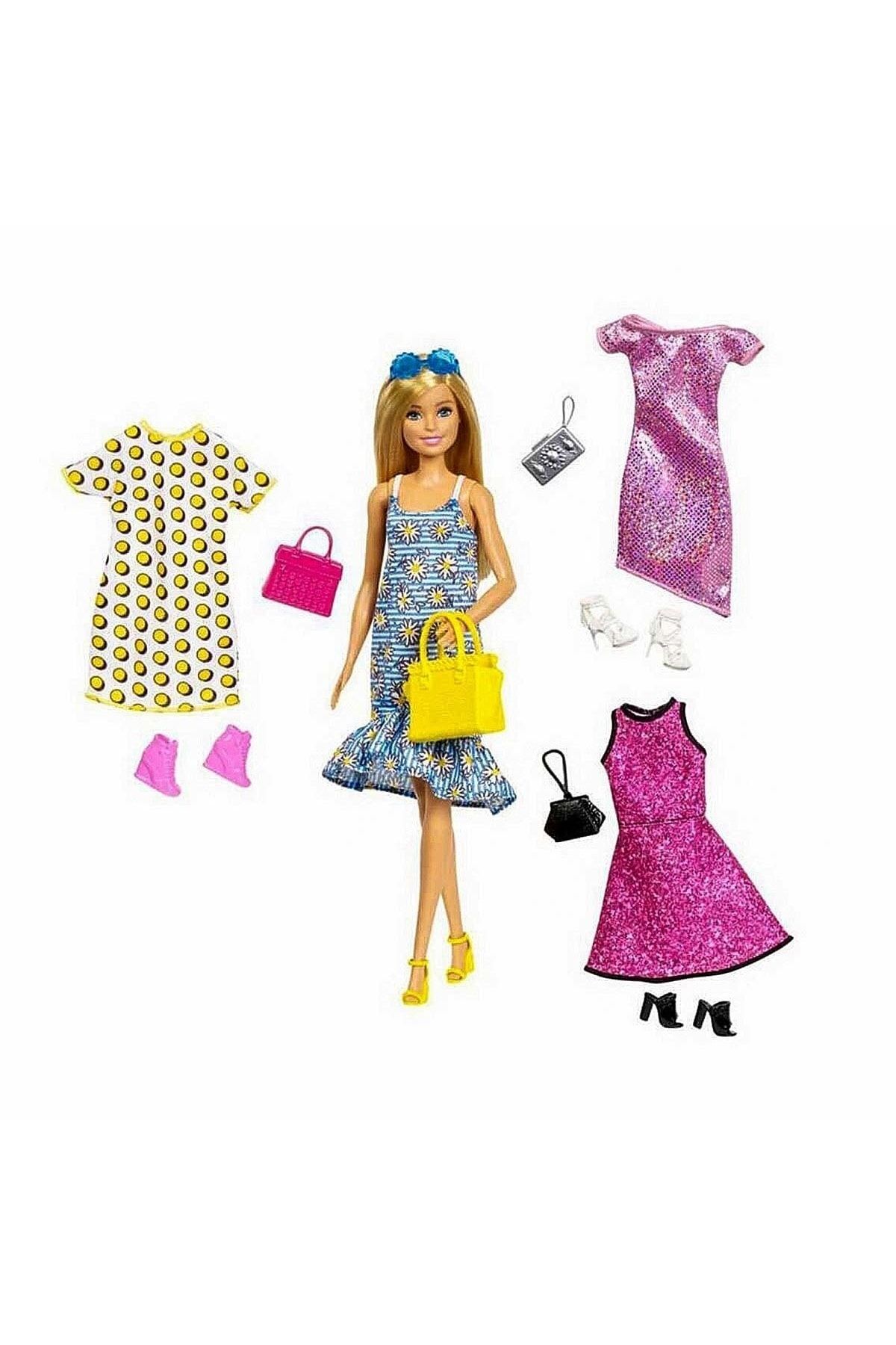 Barbie Mattel Nin Kıyafet Kombinleri Oyun Seti D:2