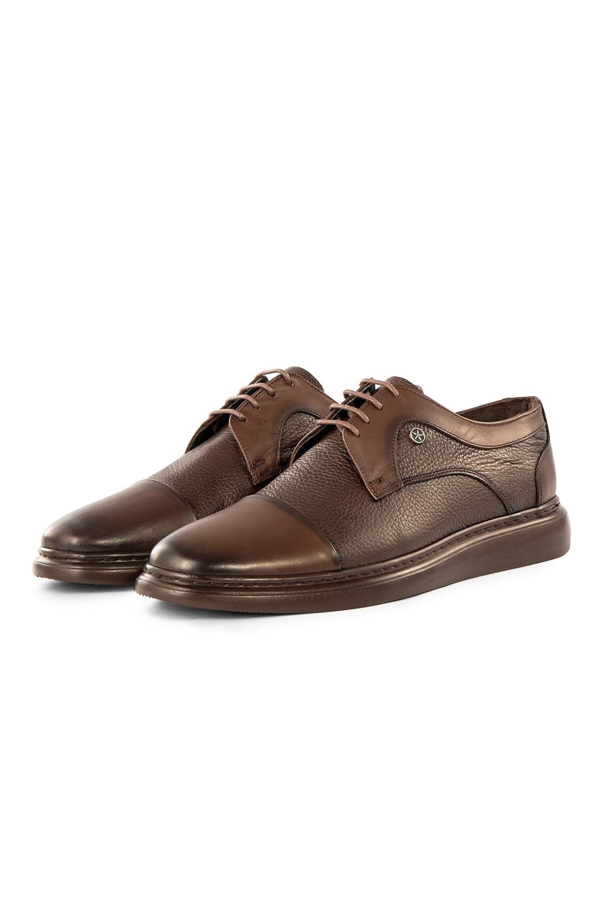 Ducavelli Stern Hakiki Deri Erkek Günlük Klasik Ayakkabı, Hakiki Deri Klasik Ayakkabı, Derby Klasik