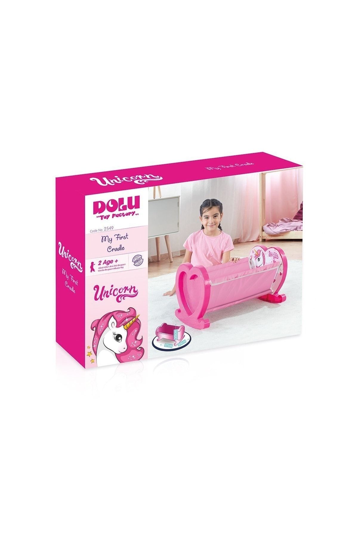 DOLU OYUNCAK 2549 Unicorn Ilk Beşiğim -dolu