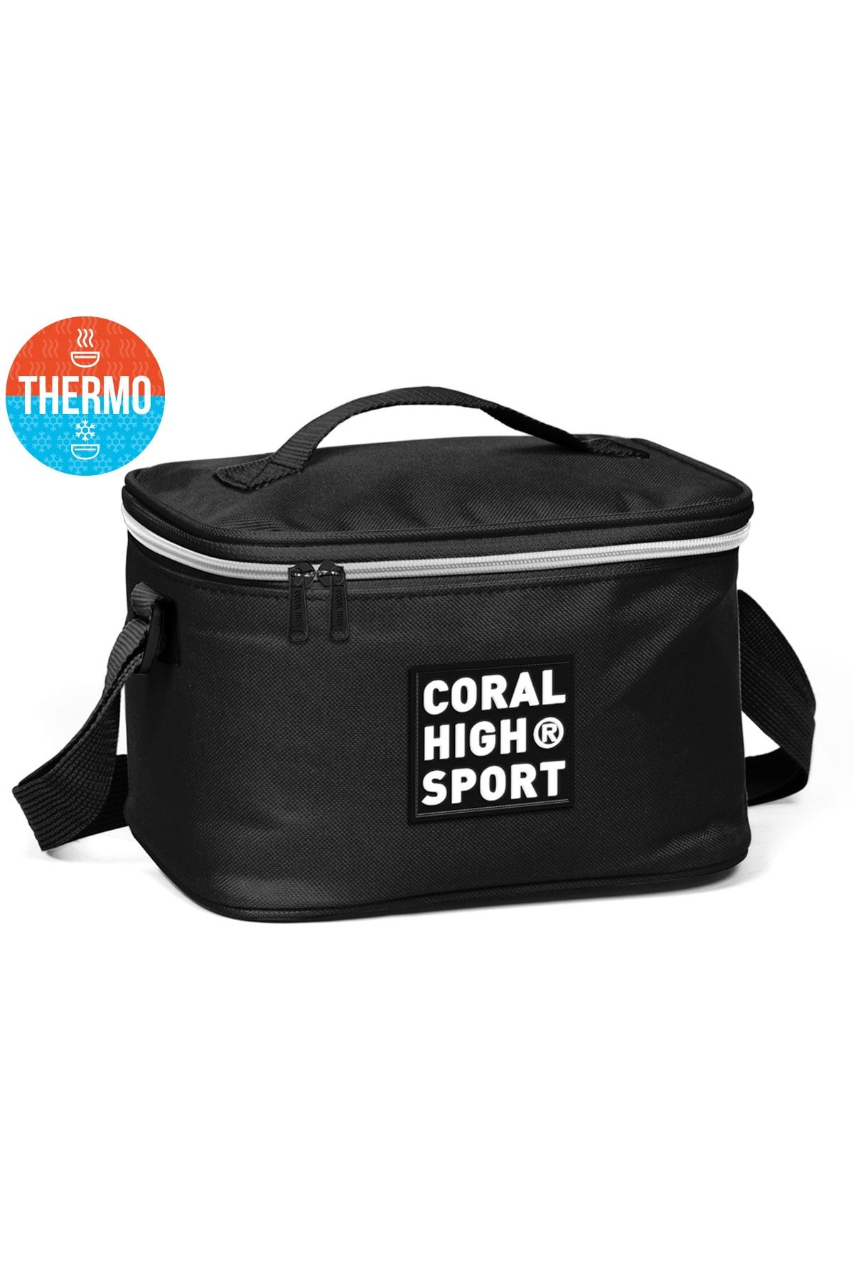 Coral High Sport Siyah Thermo Beslenme Çantası