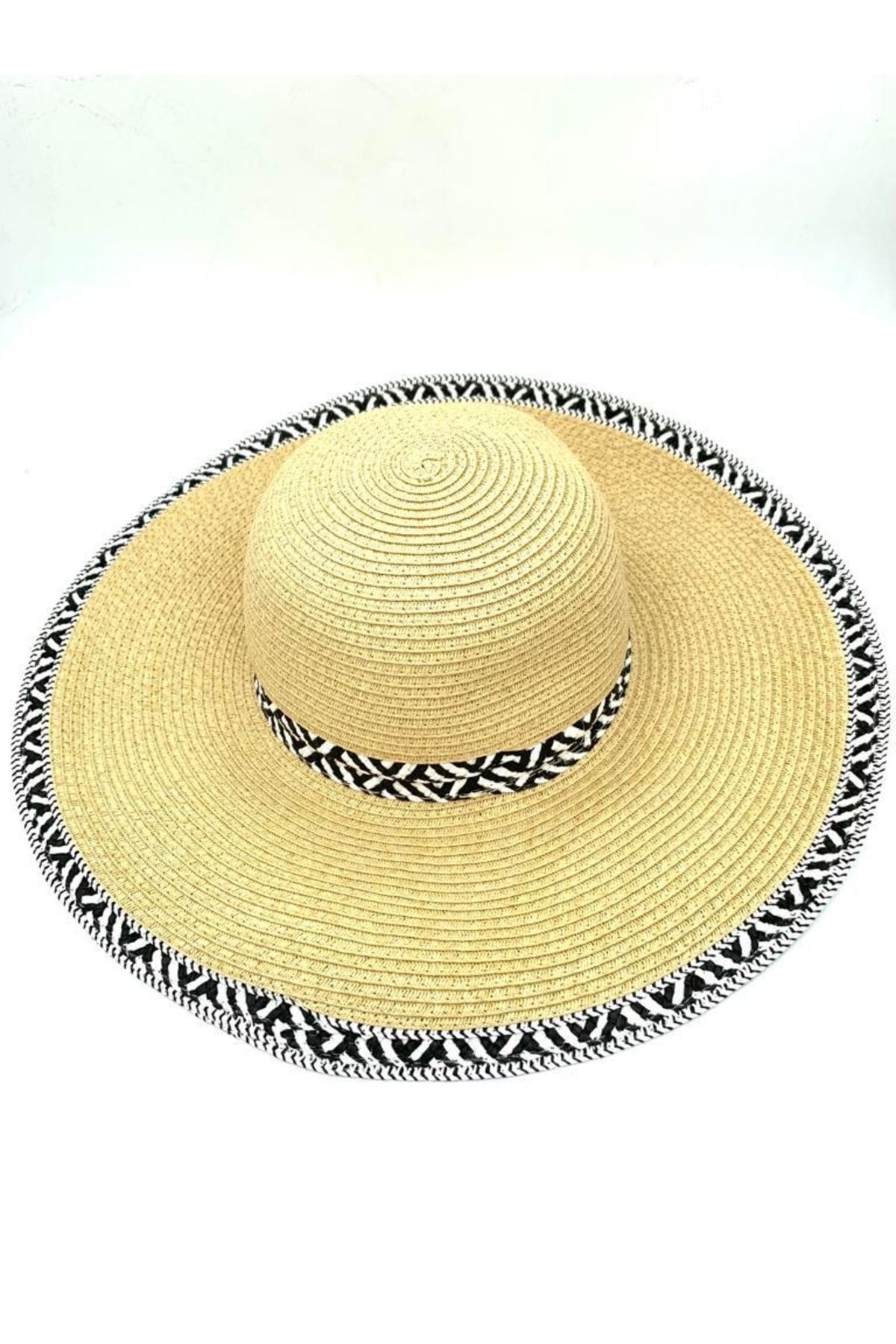 Coquet Kadın Mums Hasır Şapka Cl030-syh/ Yazlık Şapka