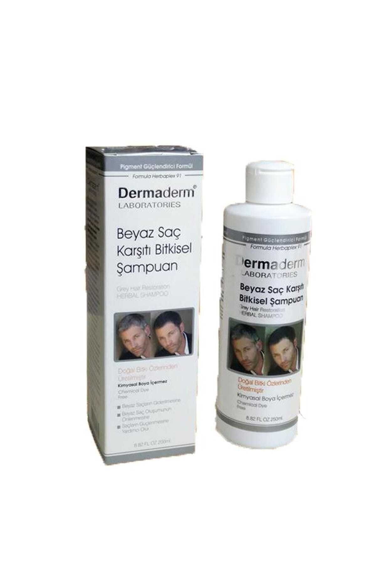 DermaDerm Beyaz Saç Karşıtı Bitkisel Şampuan 200 ml Dermaderm