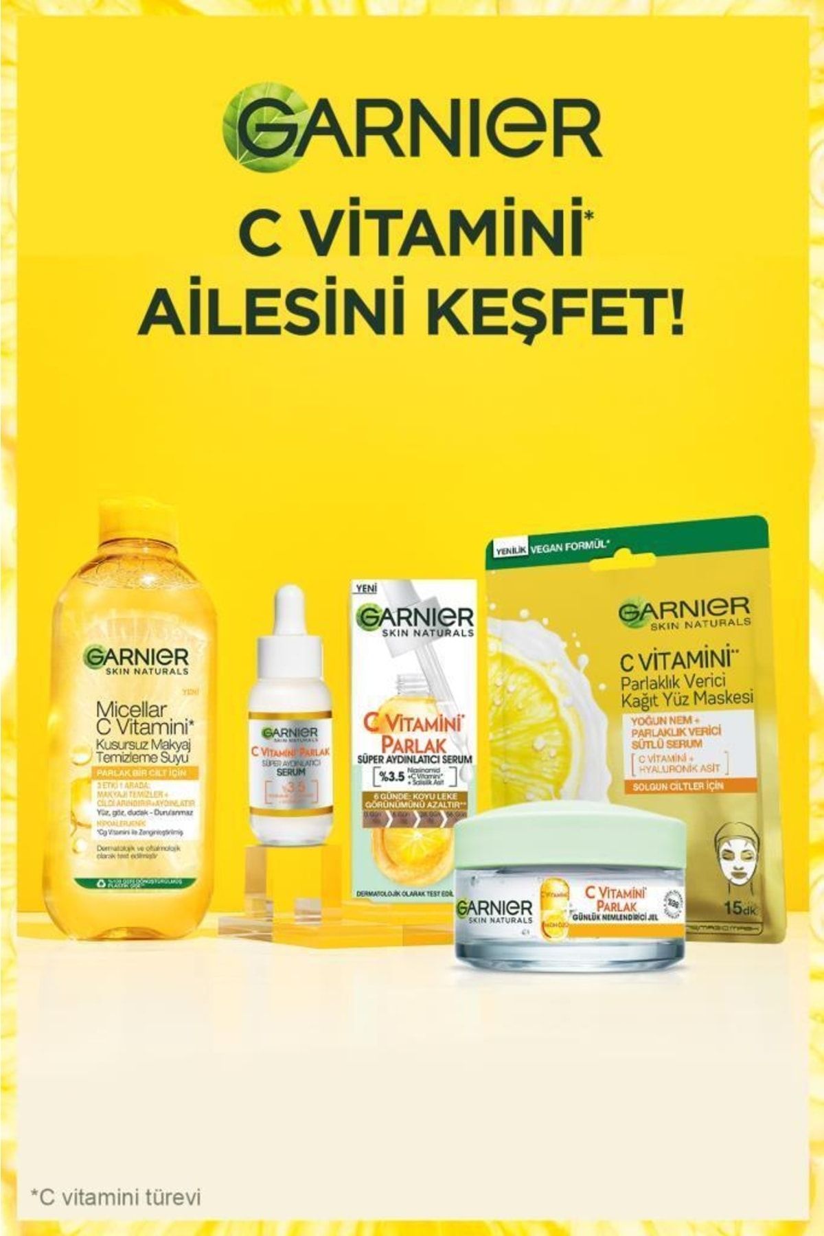 Garnier C Vitamini Parlak Günlük Nemlendirici Jel 50ml