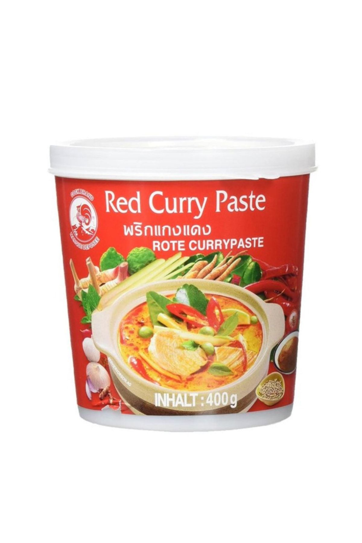 SUSHİSEPETİ Red Curry Paste Kırmızı Köri Ezmesi 400 Gr