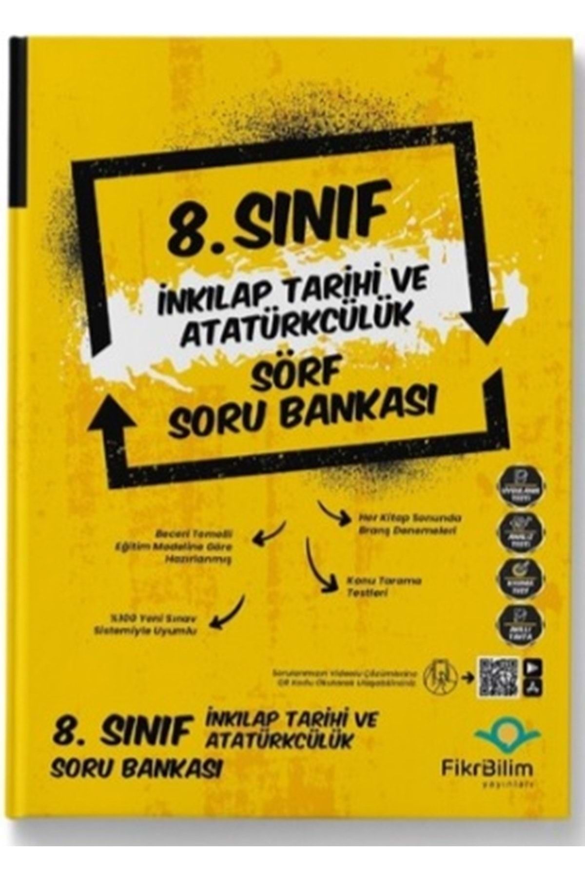 Fikribilim Yayınları Fikri Bilim 8.sınıf Inkılap Tarihi Sörf Soru Bankası &