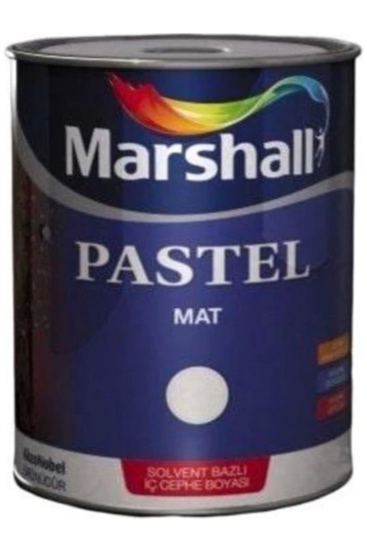 Marshall Pastel Mat Yağlı Boya 0,75 litre SİYAH