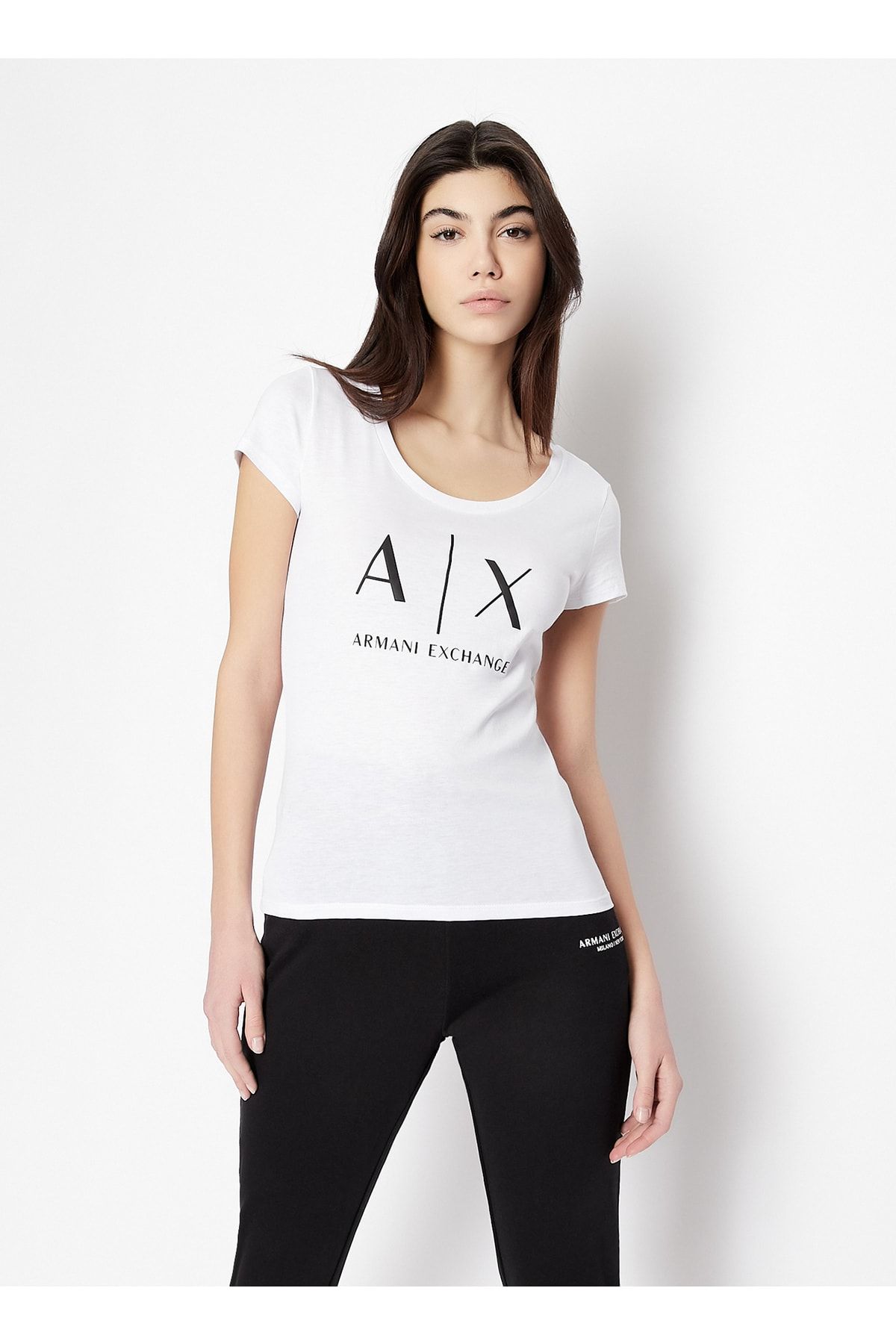 Armani Exchange T-shirt, S, Beyaz