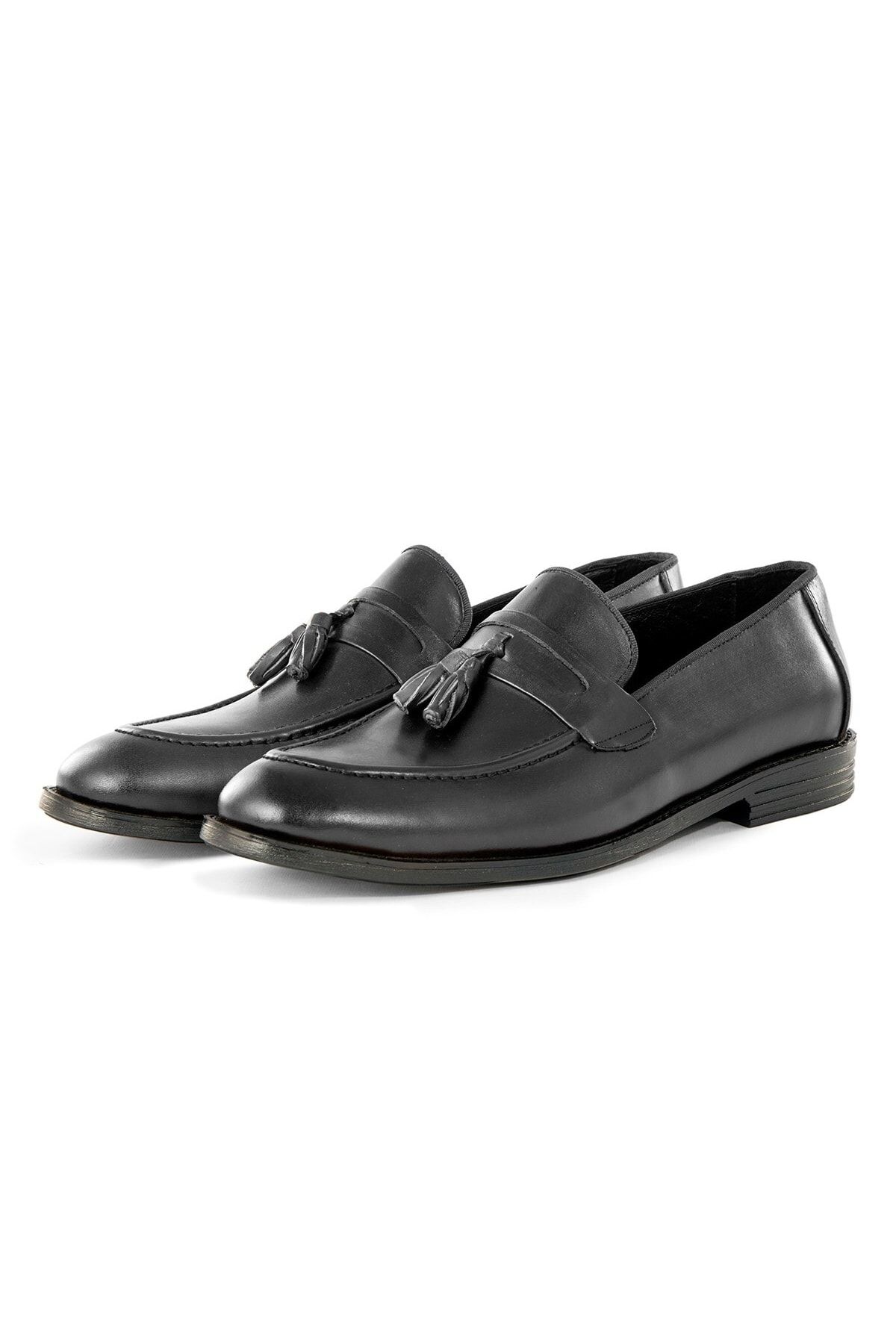 Ducavelli Quaste Hakiki Deri Erkek Klasik Ayakkabı, Loafer Klasik Ayakkabı, Makosen Ayakkabı
