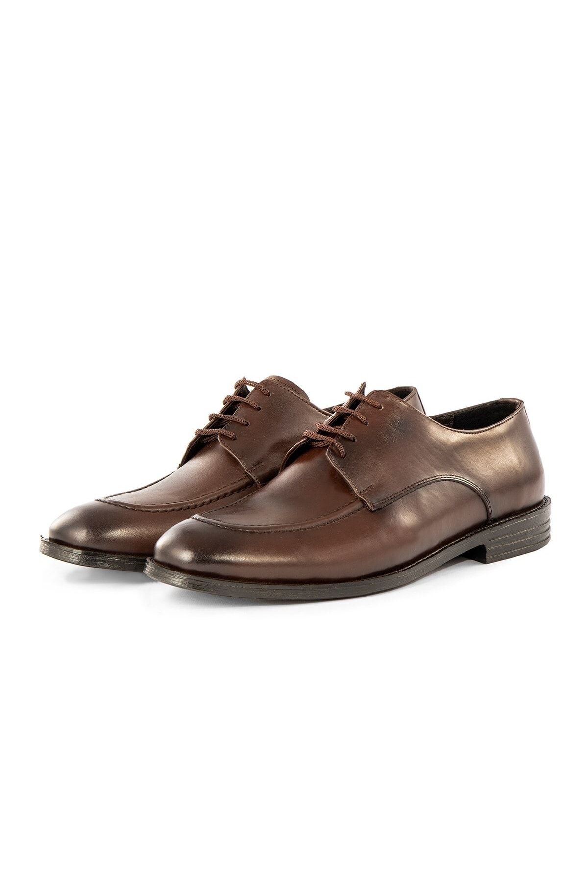 Ducavelli Tira Hakiki Deri Erkek Klasik Ayakkabı, Derby Klasik Ayakkabı, Bağcıklı Klasik Ayakkabı