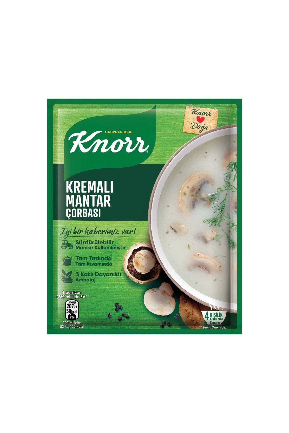 Knorr Çorba Kremalı Mantar X 12 Adet