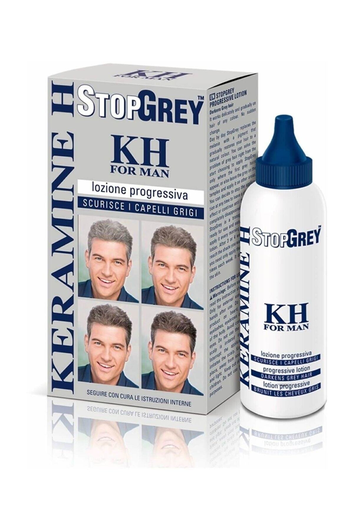 Keramine H Stop Grey Saç Beyazlık Giderici Losyon 8019971012440