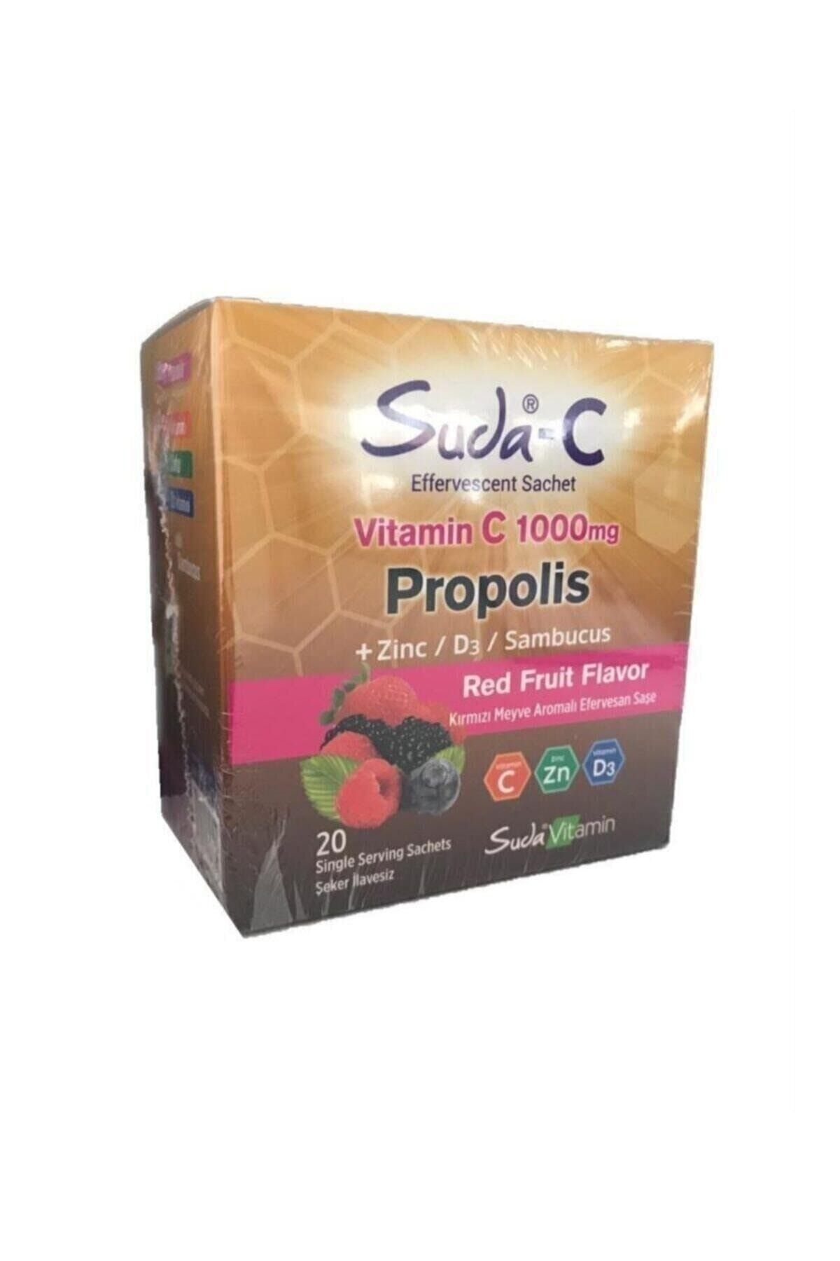 Suda Collagen Suda-c Vitamin C 1000 Mg Propolis 20 Saşe