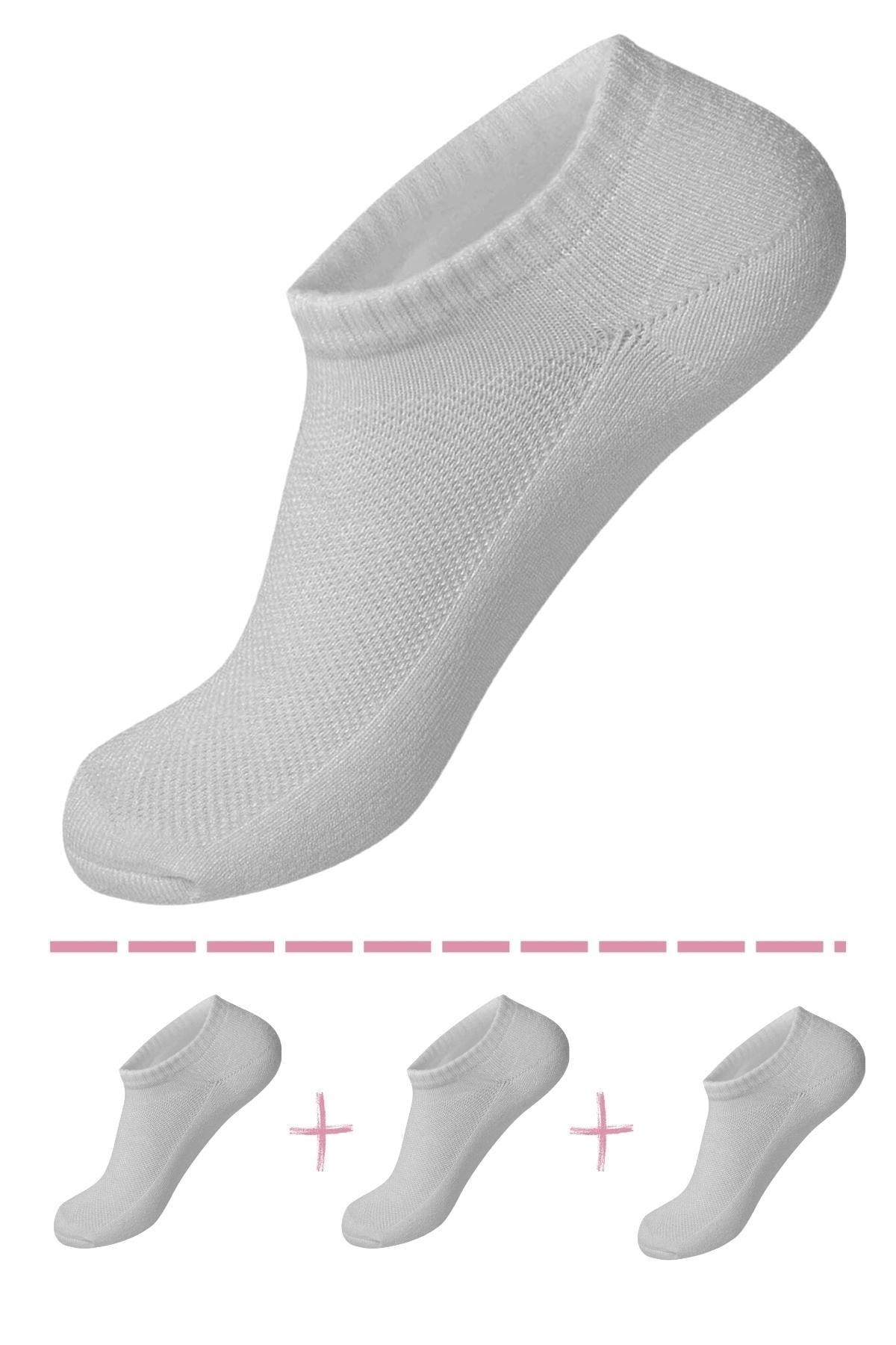 TAMPAP 3 Adet Kadın Patik Çorap Snekars Çorabı Kısa Çorap Babet Çorap Kadın Çorabı