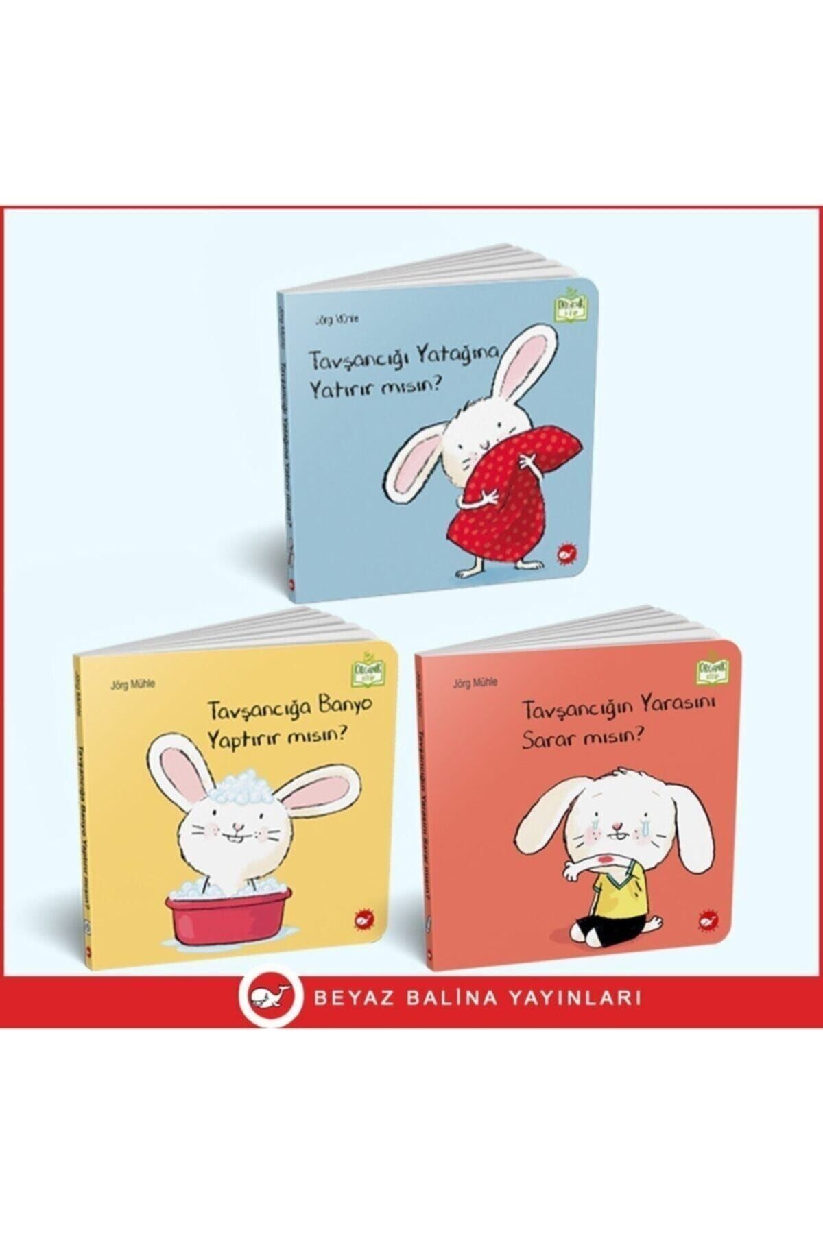Beyaz Balina Yayınları 0-3 Yaş Resimli Interaktif Çocuk Kitapları Seti / Tavşancık Serisi