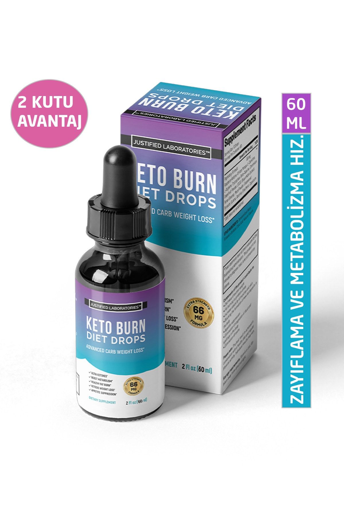 ketoburn Keto Burn Diet Drops Damlası (2 Kutu)