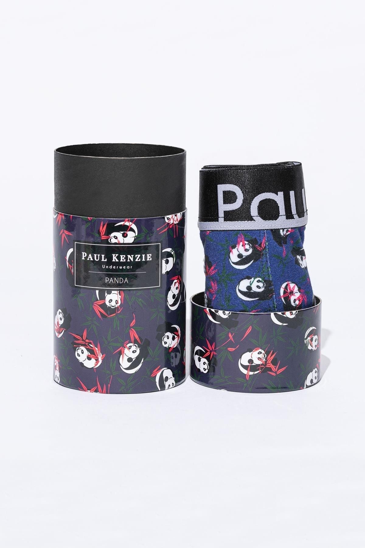 Paul Kenzie Unique Effect Desenli Erkek Boxer - Panda