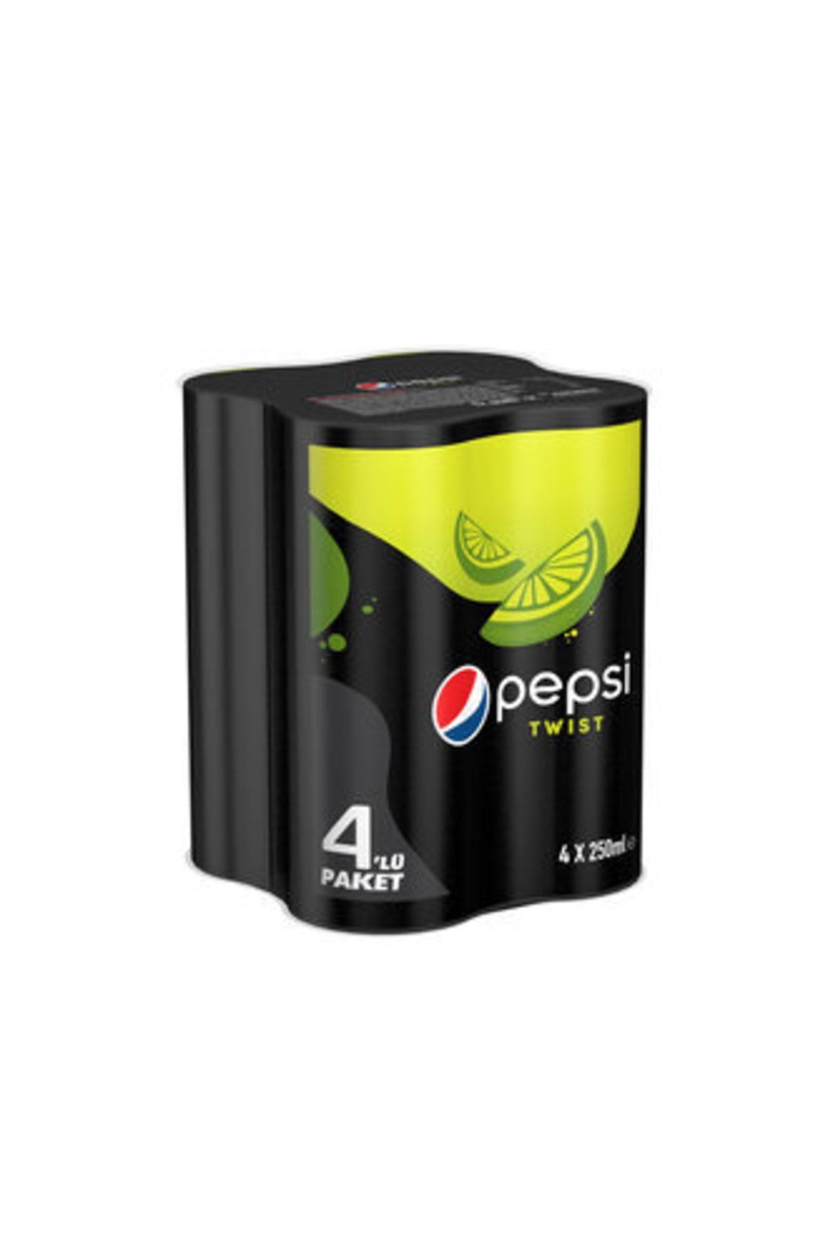 Pepsi Twist Limon Aromalı Kalorisiz Kutu 4x250 Ml
