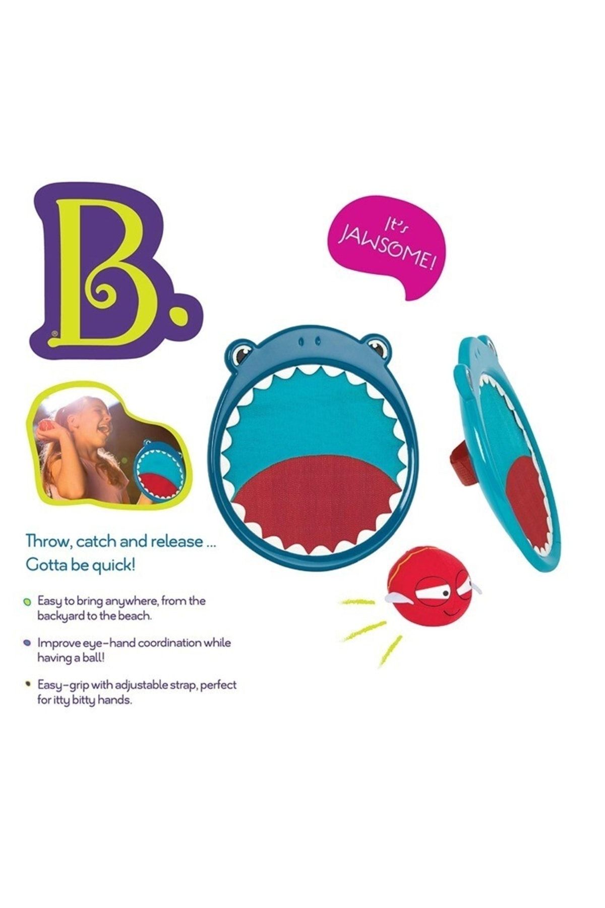 B.Toys B Toys Köpek Balığı Cırt Cırtlı Top Yakalama Oyunu