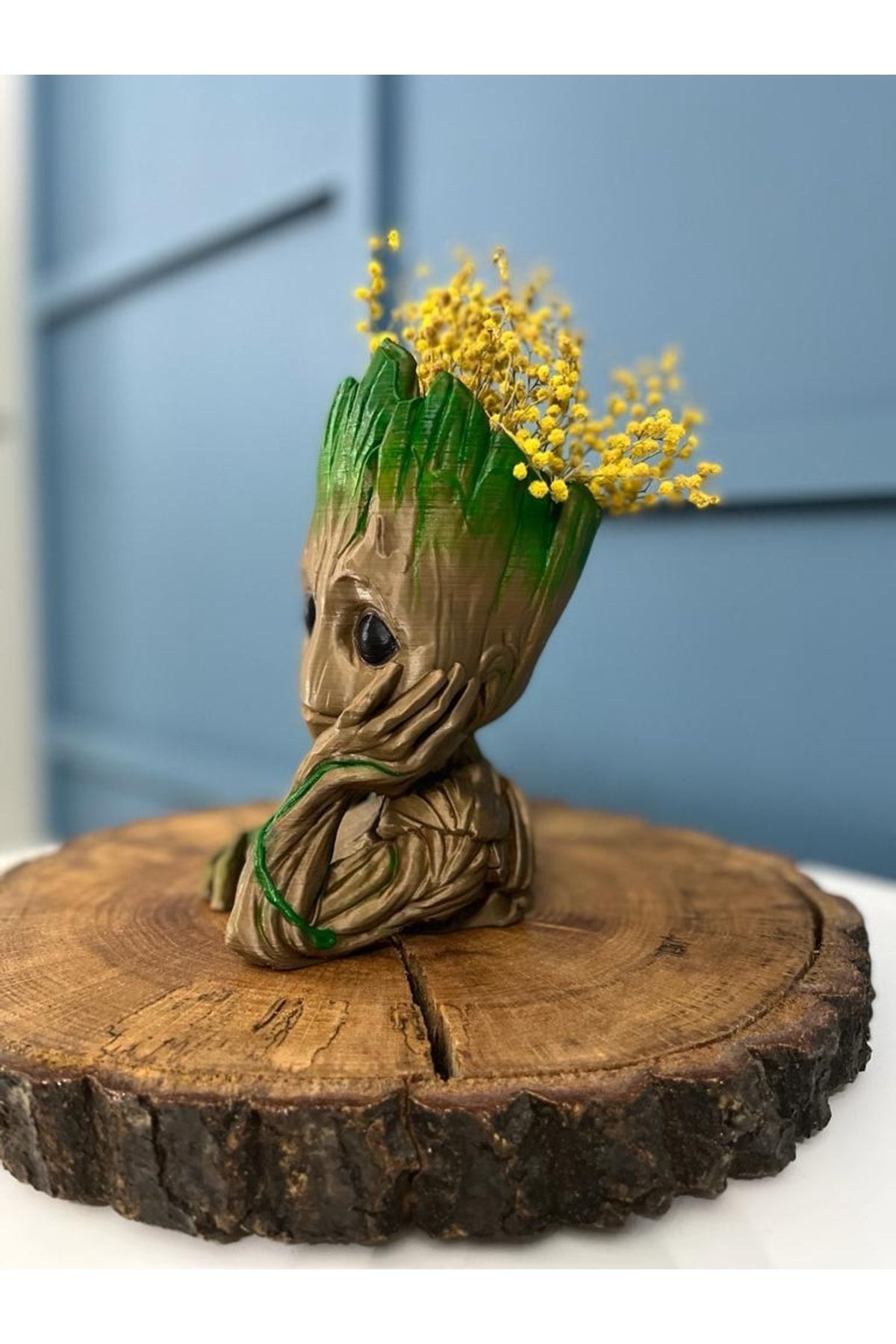 SONREYON Groot Saksı Figür Kelemlik Baby Groot 17 Cm Büyük Boy