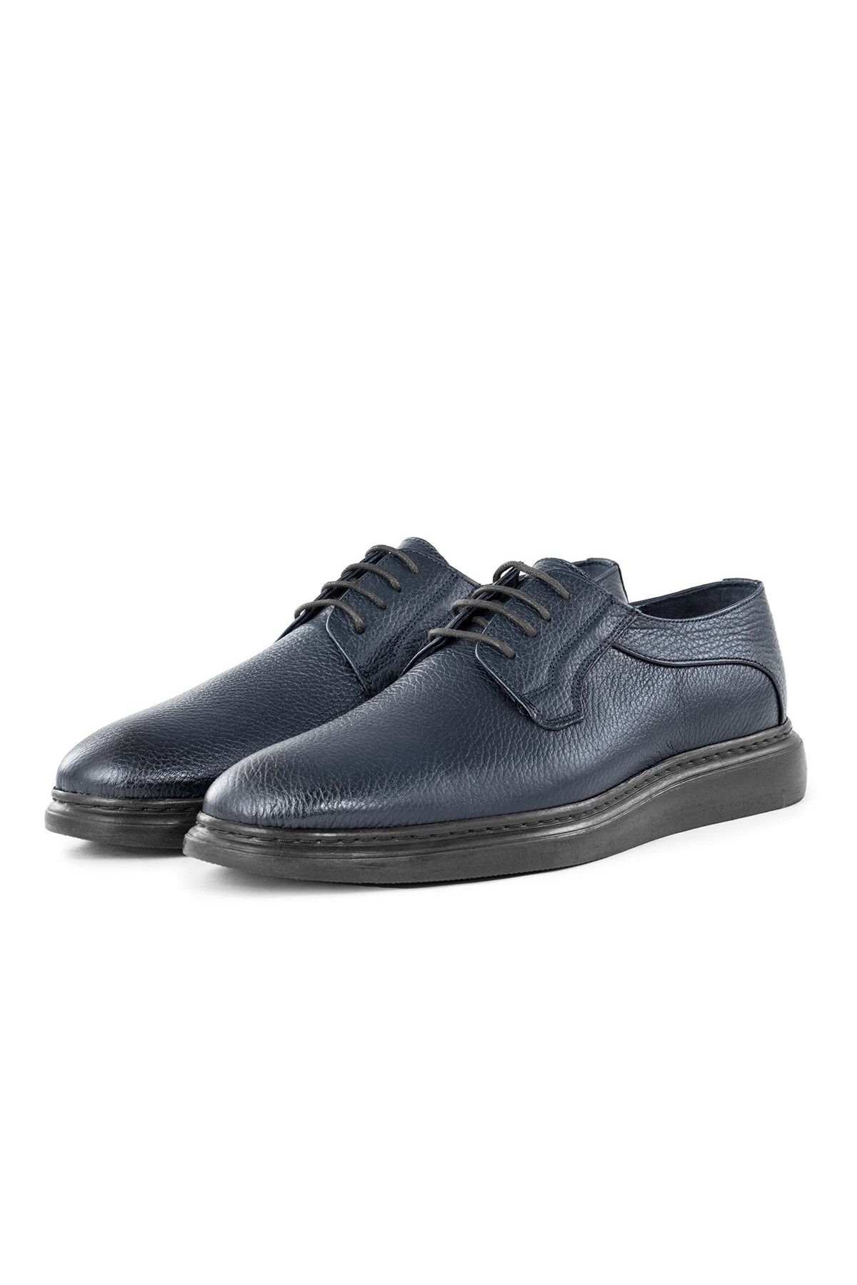 Ducavelli Enkel Hakiki Deri Erkek Günlük Klasik Ayakkabı, Hakiki Deri Klasik Ayakkabı, Derby Klasik