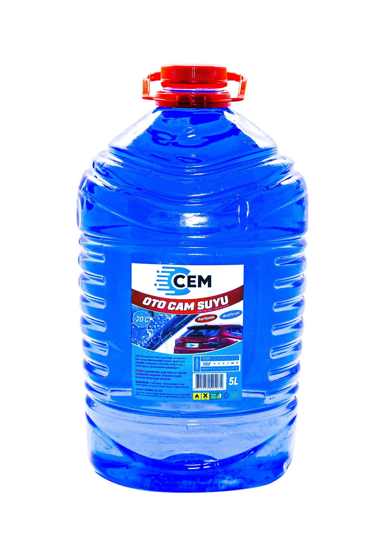 Cem Cam Suyu 5 Lt Antifrizli -20 Derece