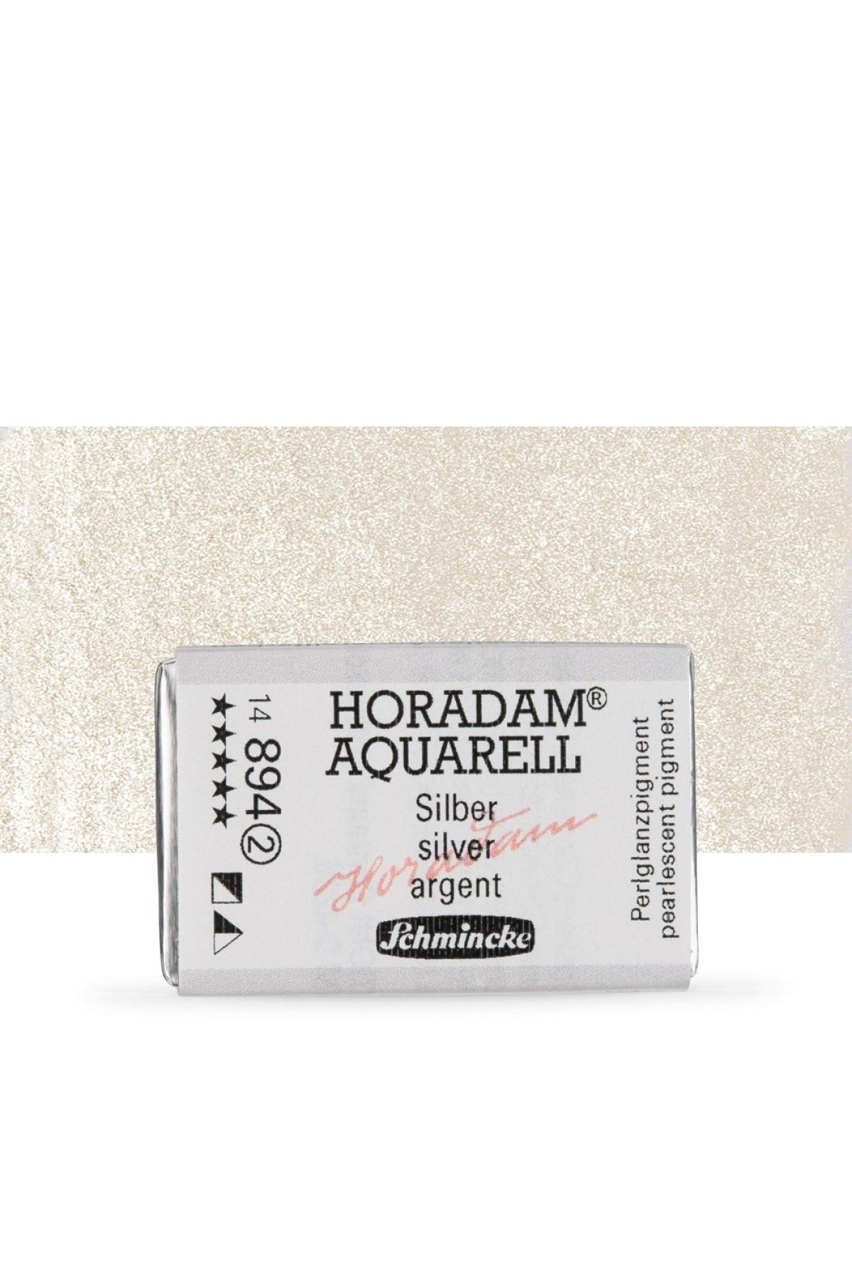 Schmincke Horadam Aquarell Tam Tablet Sulu Boya Silver 894 S.2