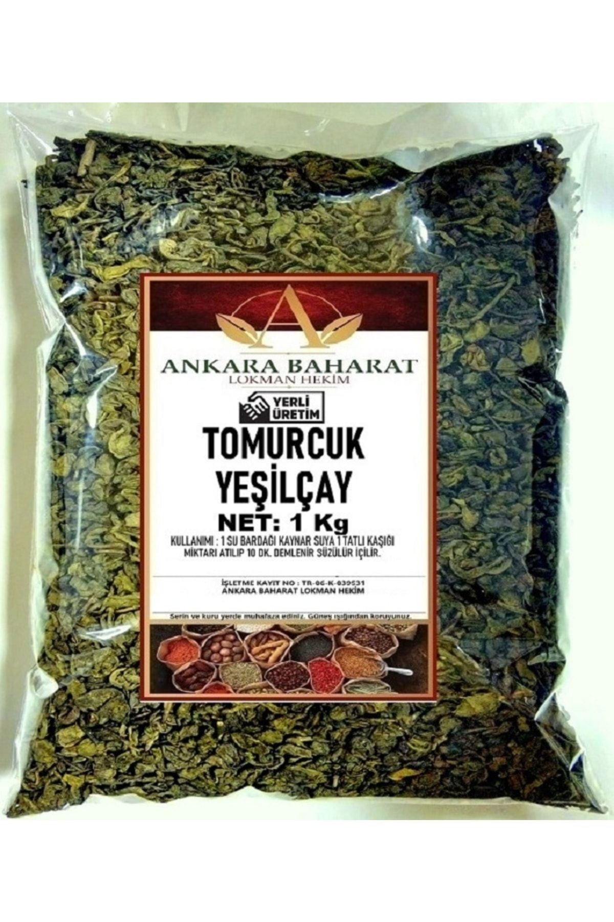 Ankara Baharat Yeşil Çay Tomurcuk - 1 Kg