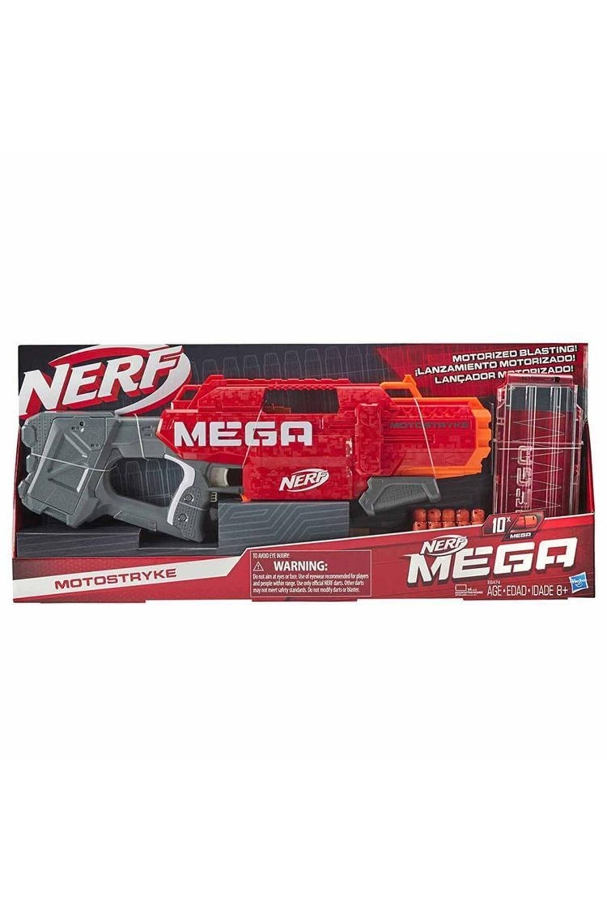 Nerf Mega Motostryke 10 Dartlı E6474 Orijinal Silah Scntoys