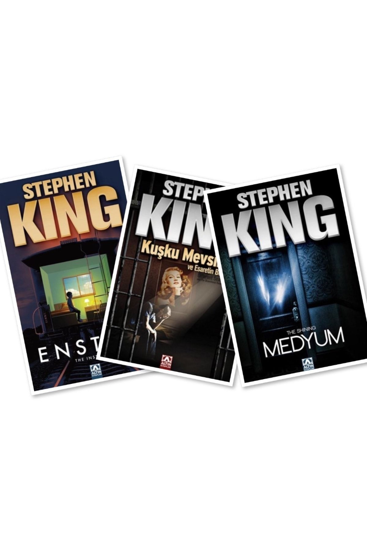 Altın Kitaplar Enstitü - Kuşku Mevsimi - Medyum Stephen King 3 Kitap
