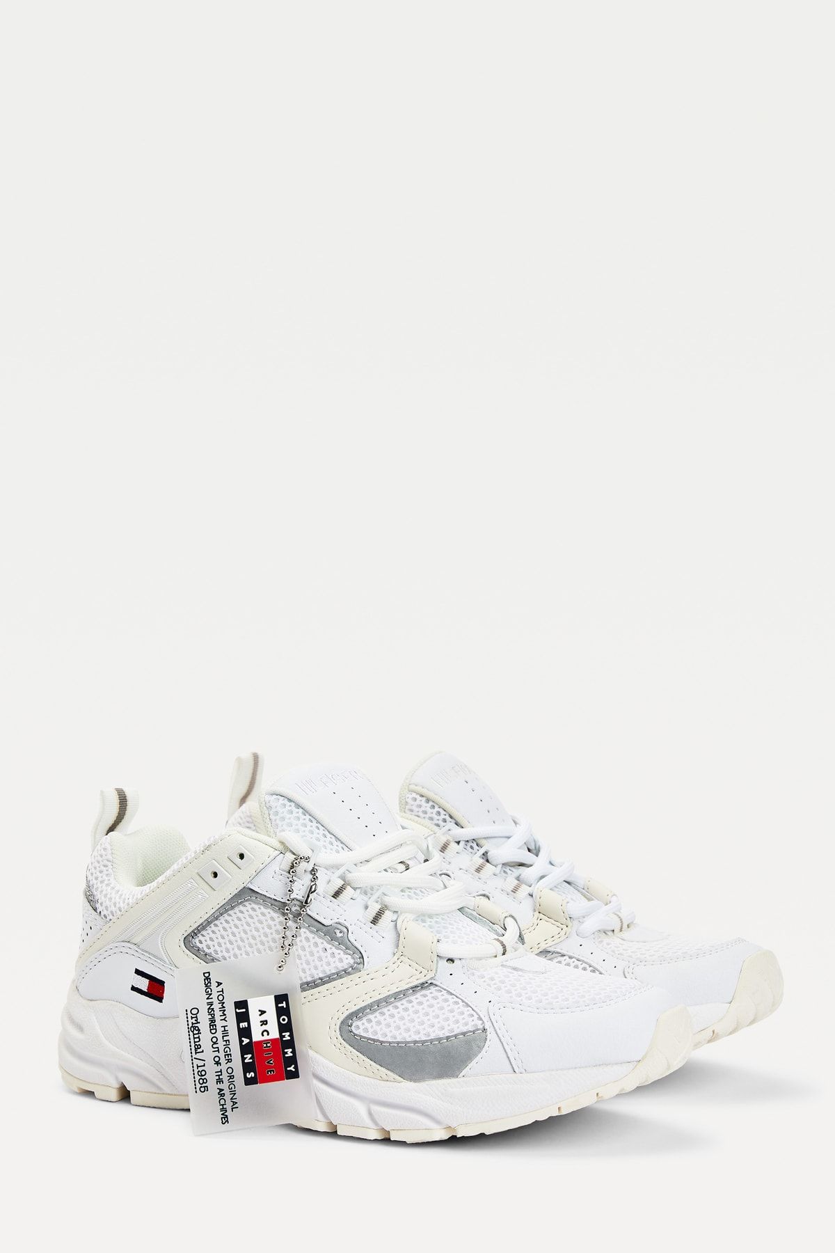 Tommy Hilfiger Kadın Beyaz Archıve Mesh Runner Sneaker