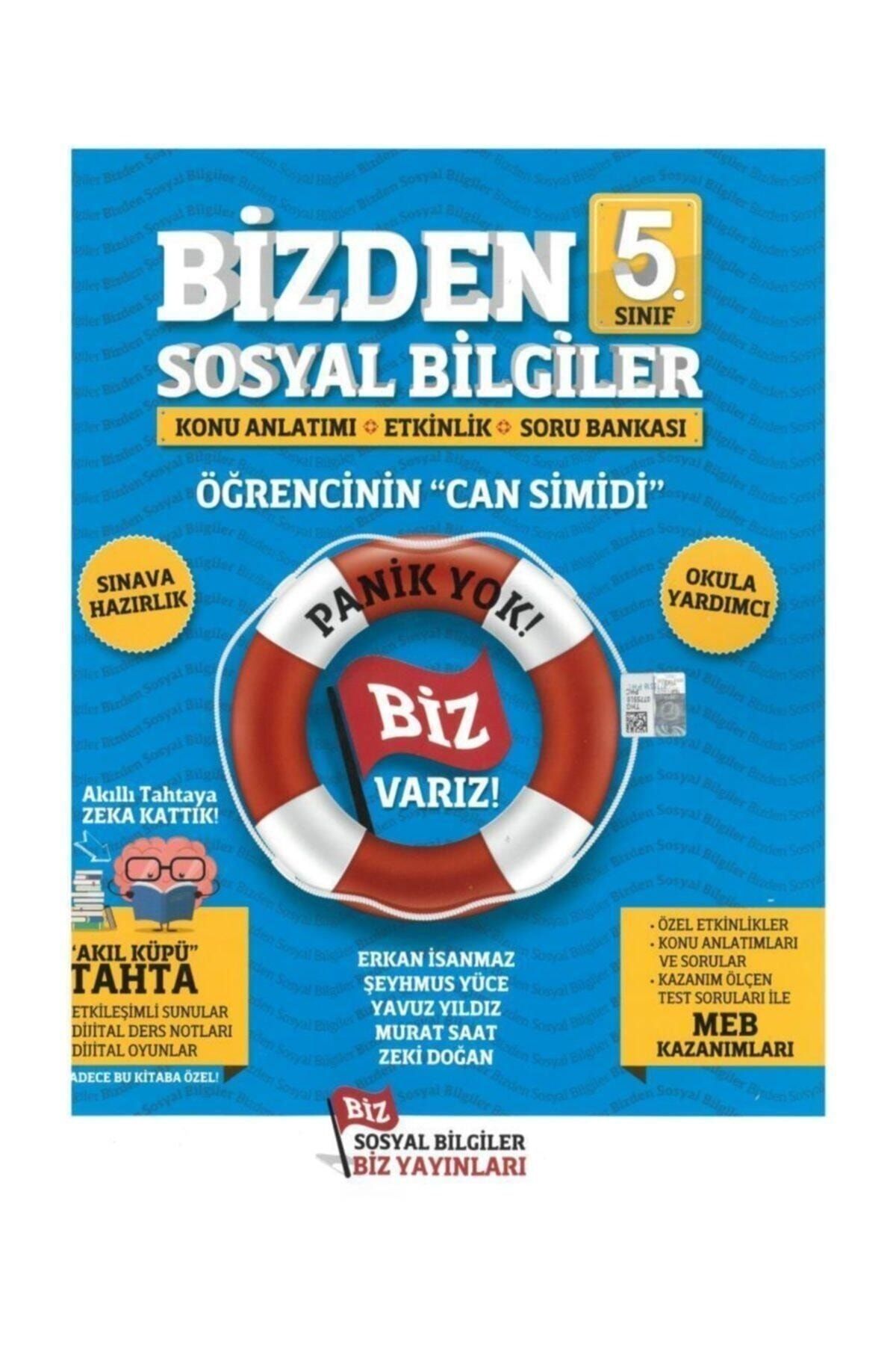 BİZ YAYINLARI 5. Sınıf Bizden Sosyal Bilgiler Öğrencinin Can Simidi