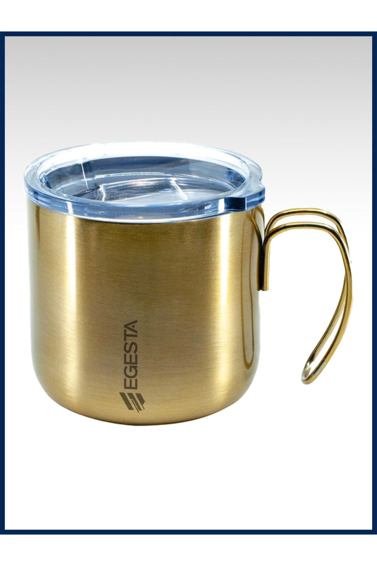 EGESTA Starbucks Çelik Termos Mug / Bardak Kupa - 240 Ml - Altın