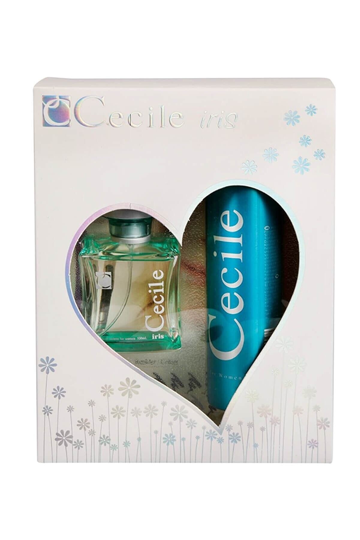 Cecile Iris Edt 100 ml 150 ml Deodorant Kadın Parfüm Seti 8698438005692