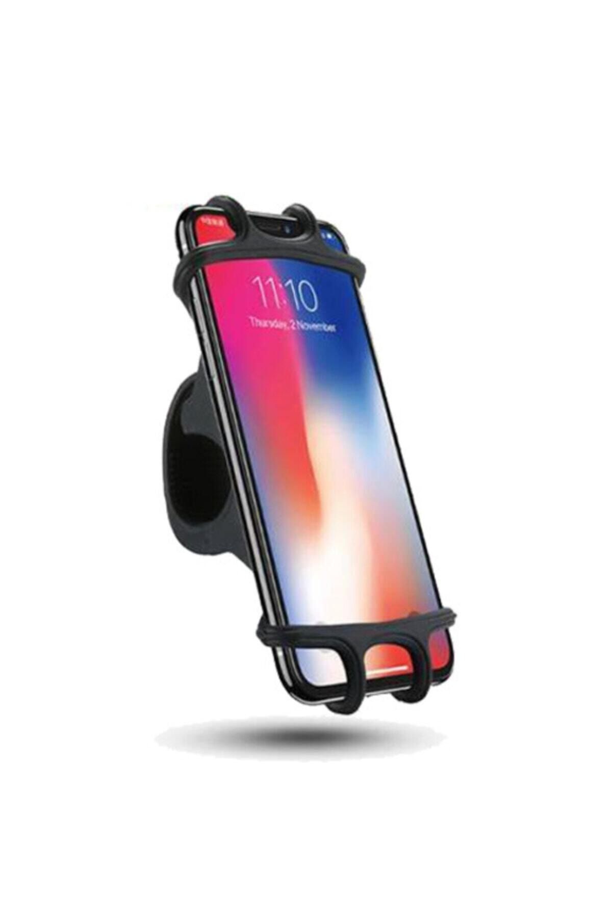 Genel Markalar Universal Silikon Bisiklet Motosiklet Telefon Tutucu
