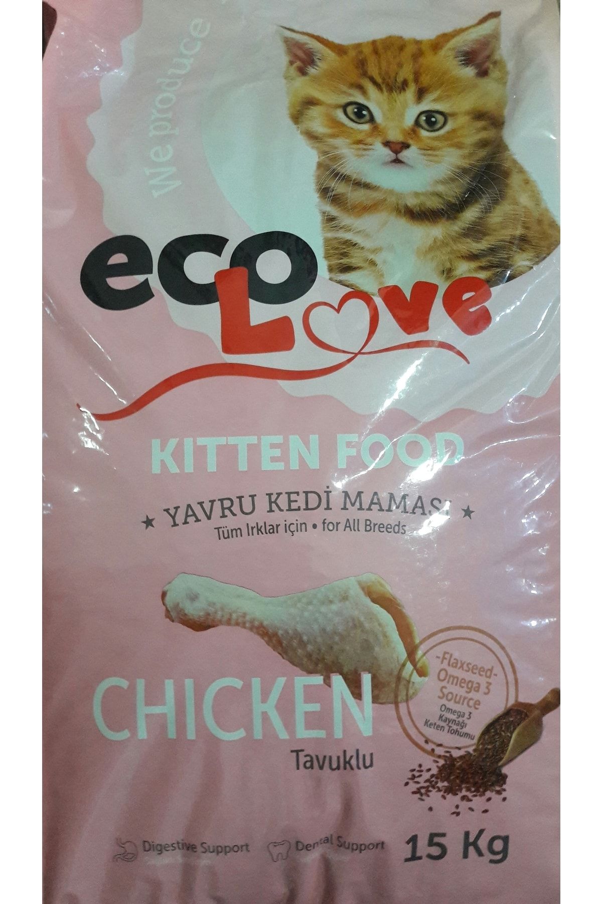 Econature Eco Love Yavru Kedi Maması Tavuklu 15 Kg