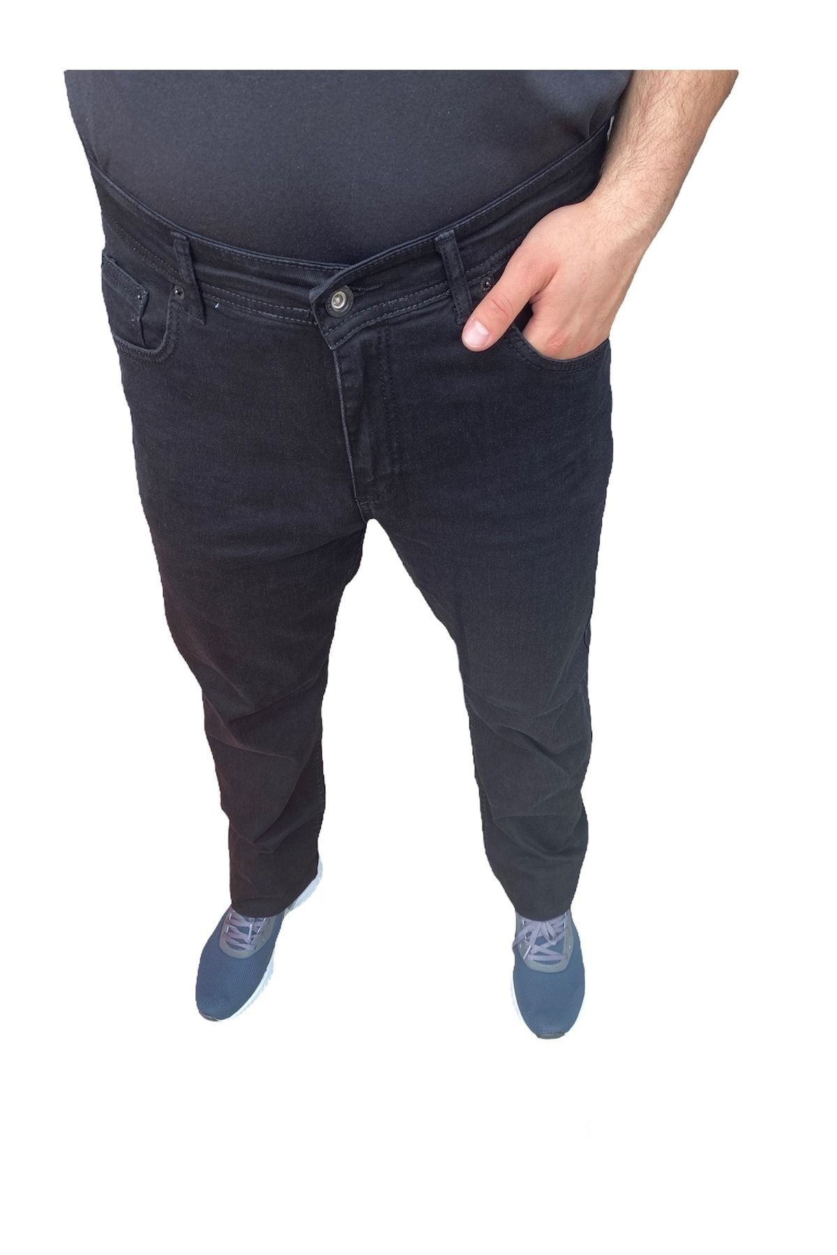 DENNYS Dostumgiyim Erkek Likralı Klasik Esnek Kot Pantolon Gri Siyah Laci Mavi Renkler Regular Fit