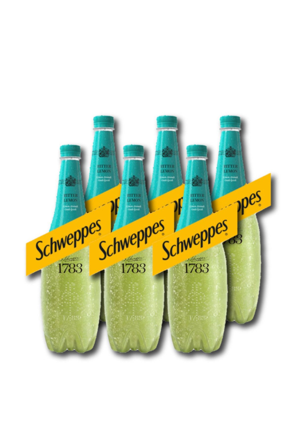 Schweppes Limon Aromalı Gazlı Içecek Pet 1 L 6 Adet