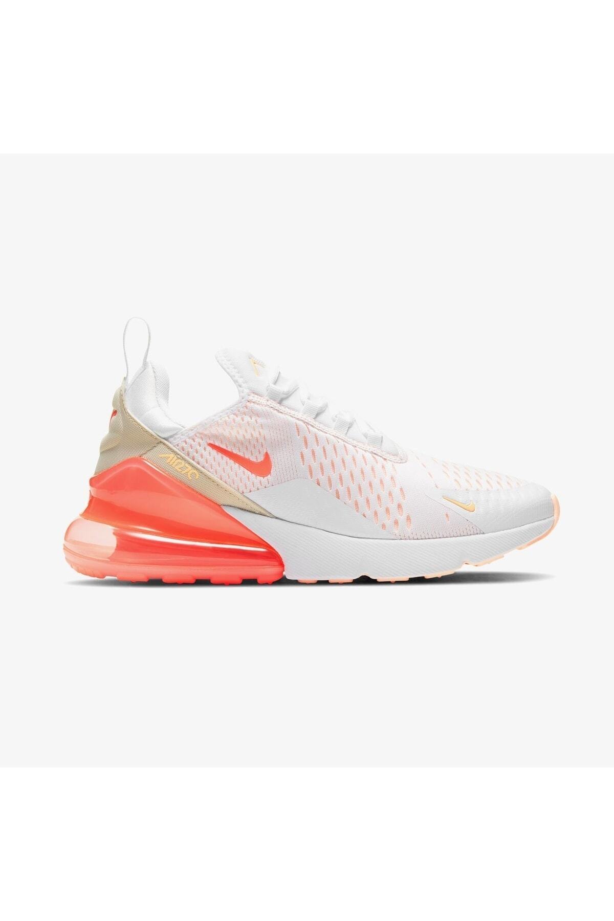 Schuhe NIKE - Air Max 270 Ess DH3895 100 White/Bright Mango - Sneakers - Halbschuhe 