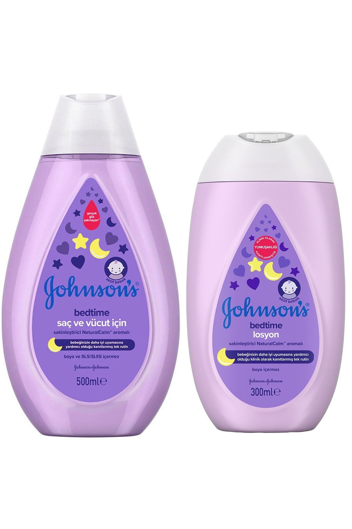 Johnson's Baby Johnsons Baby Bedtime Saç Ve Vücut Şampuanı 500 Ml + Bedtime Losyon 300 Ml