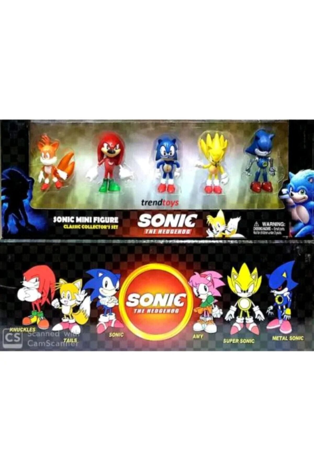 Sega Sonic Figür 5 Li Sonic Figür Seti