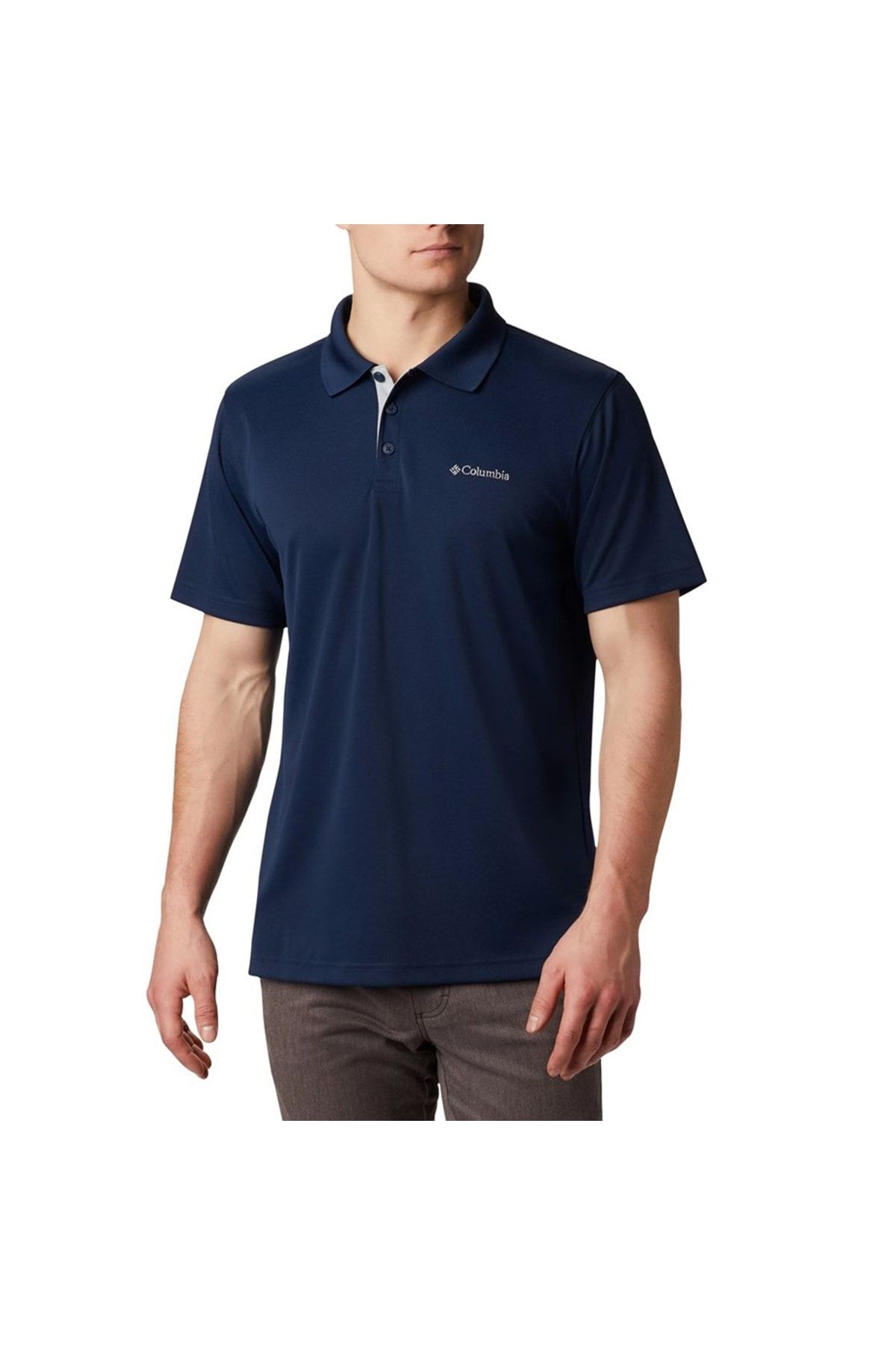 Columbia Utilizer Erkek Mavi Outdoor Polo Tişört Am0126-464