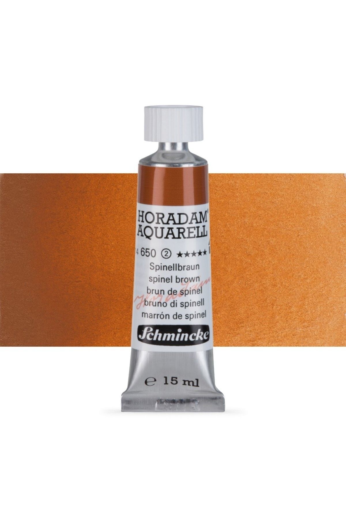 Schmincke Horadam Aquarell Tube Tüp Sulu Boya 15ml Spinel Brown 650 S.2