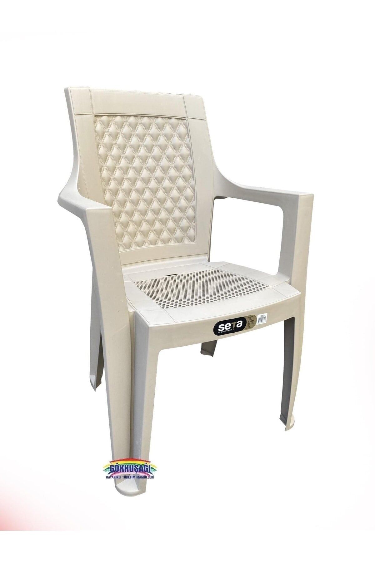 Seta Rombo Cappuccıno 3'lü Plastik Sandalye Rombo Cappuccıno 3'lü