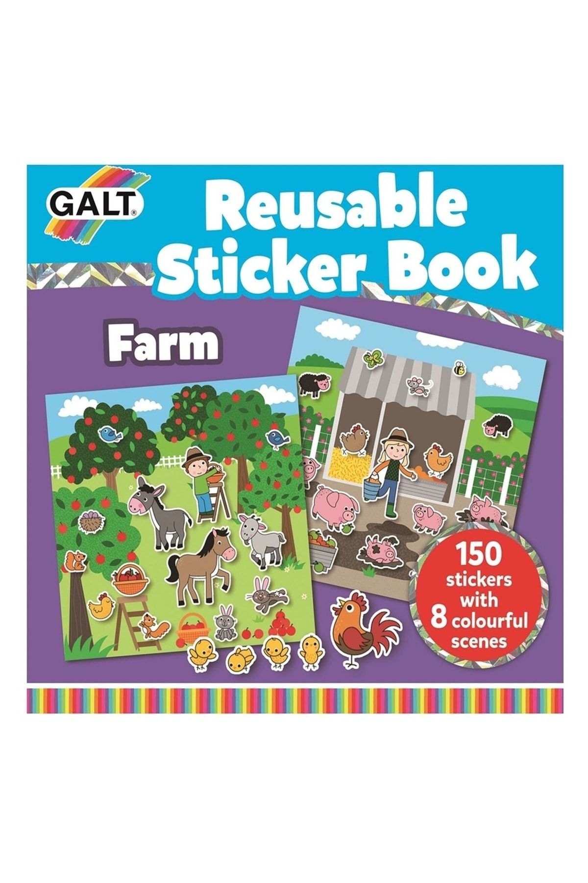 Galt Reusable Stıcker Book - Farm