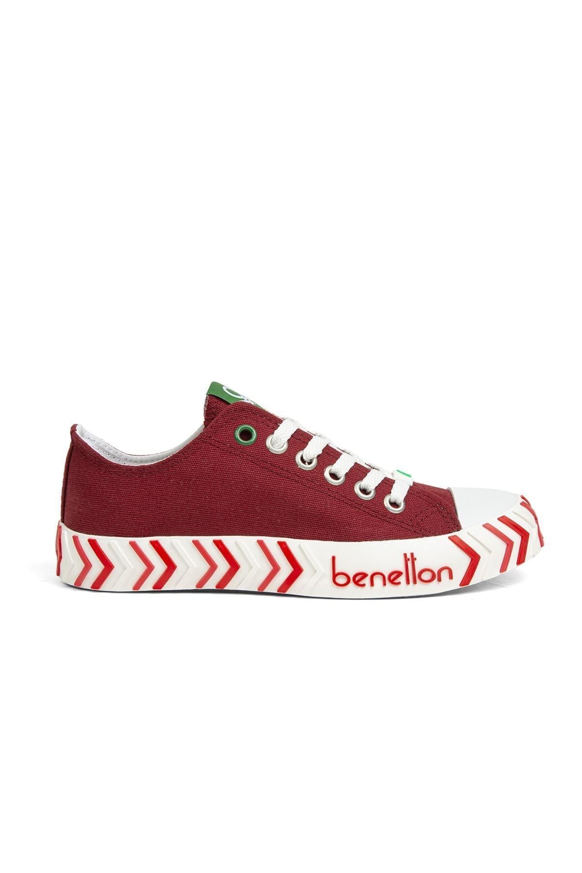 Benetton ® | Bn-30624-3374 Bordo - Kadın Spor Ayakkabı