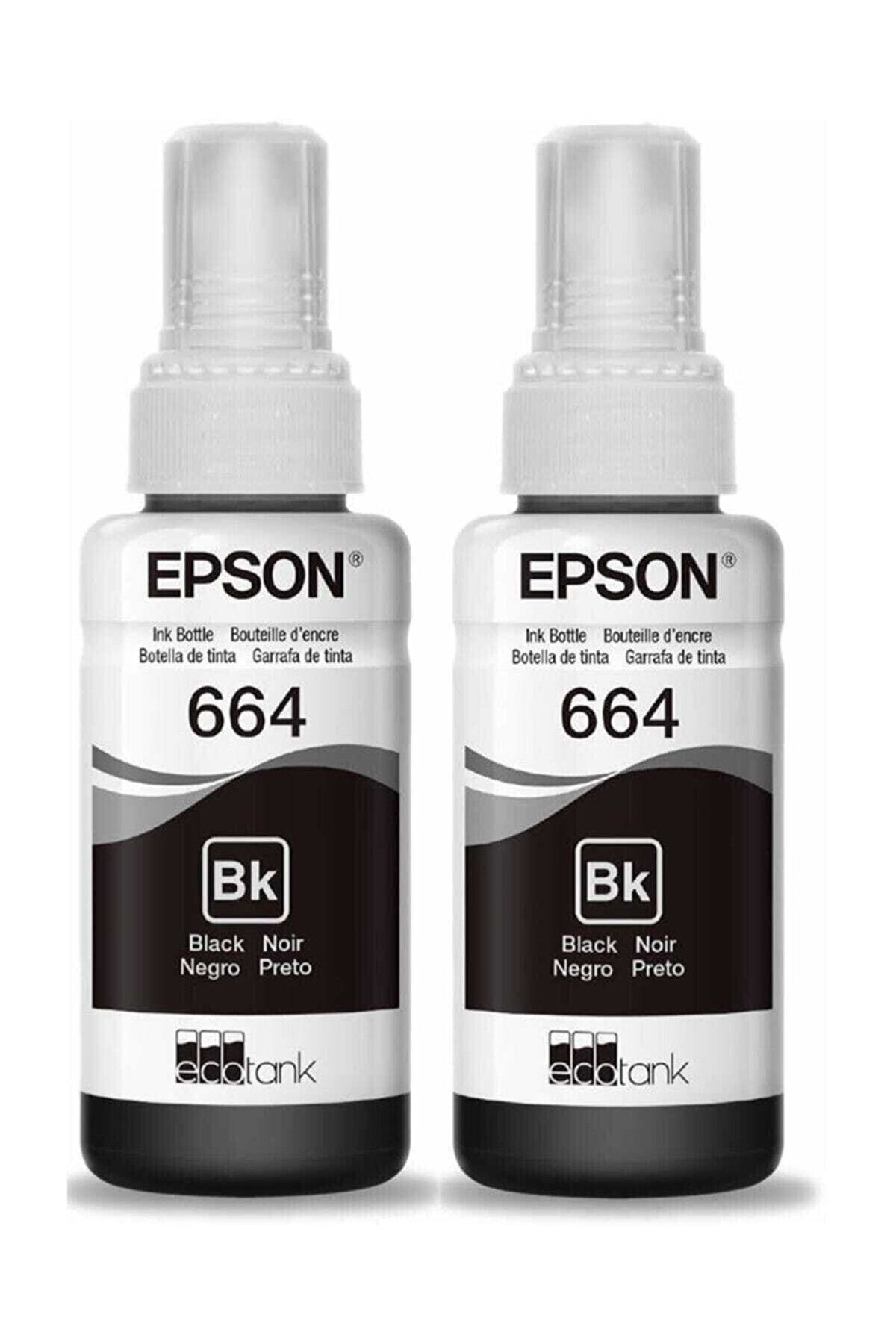Epson T6641 Siyah Renkli Kartuş Dolum Mürekkebi Eps664-l365-bk